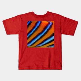 Colorful Natural Stripes Pattern Kids T-Shirt